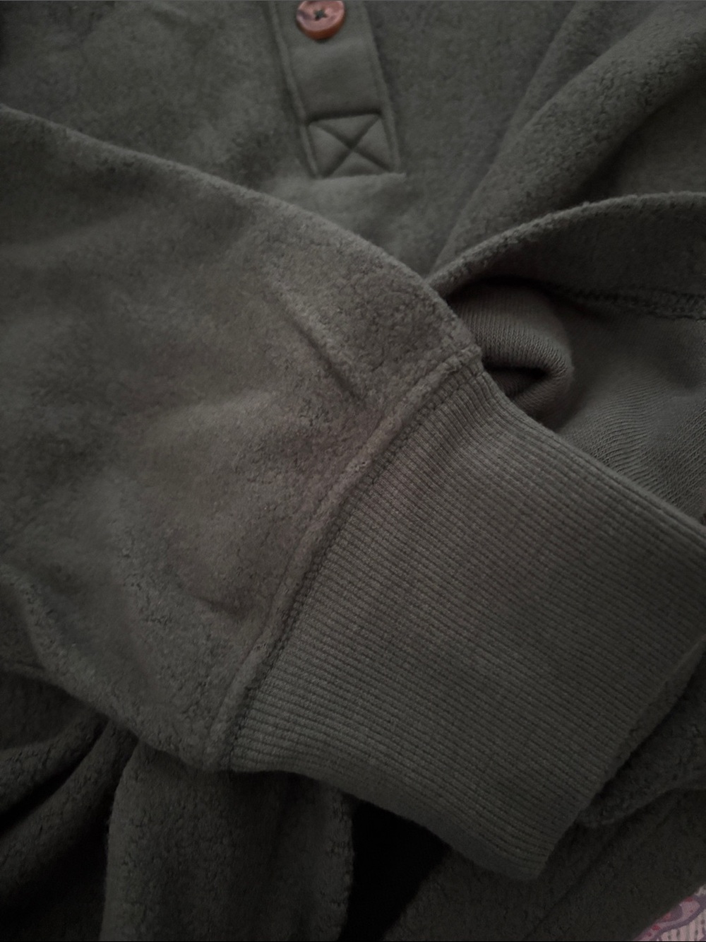 Aerie Sherpa Henley sweatshirt - Picture 5 of 6